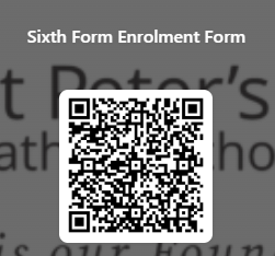 St Peter's Application Form (QR)
